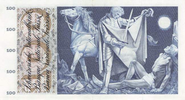 Schweiz 100 Franken 1957